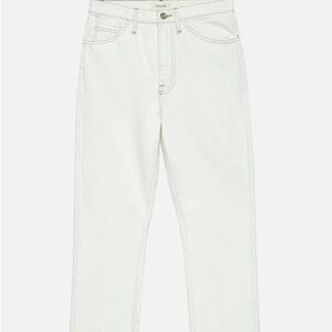 Frame Denim Women's Straight Leg Jeans - White NWT